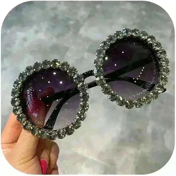 Crystal round sunglasses - Picture 8 of 9